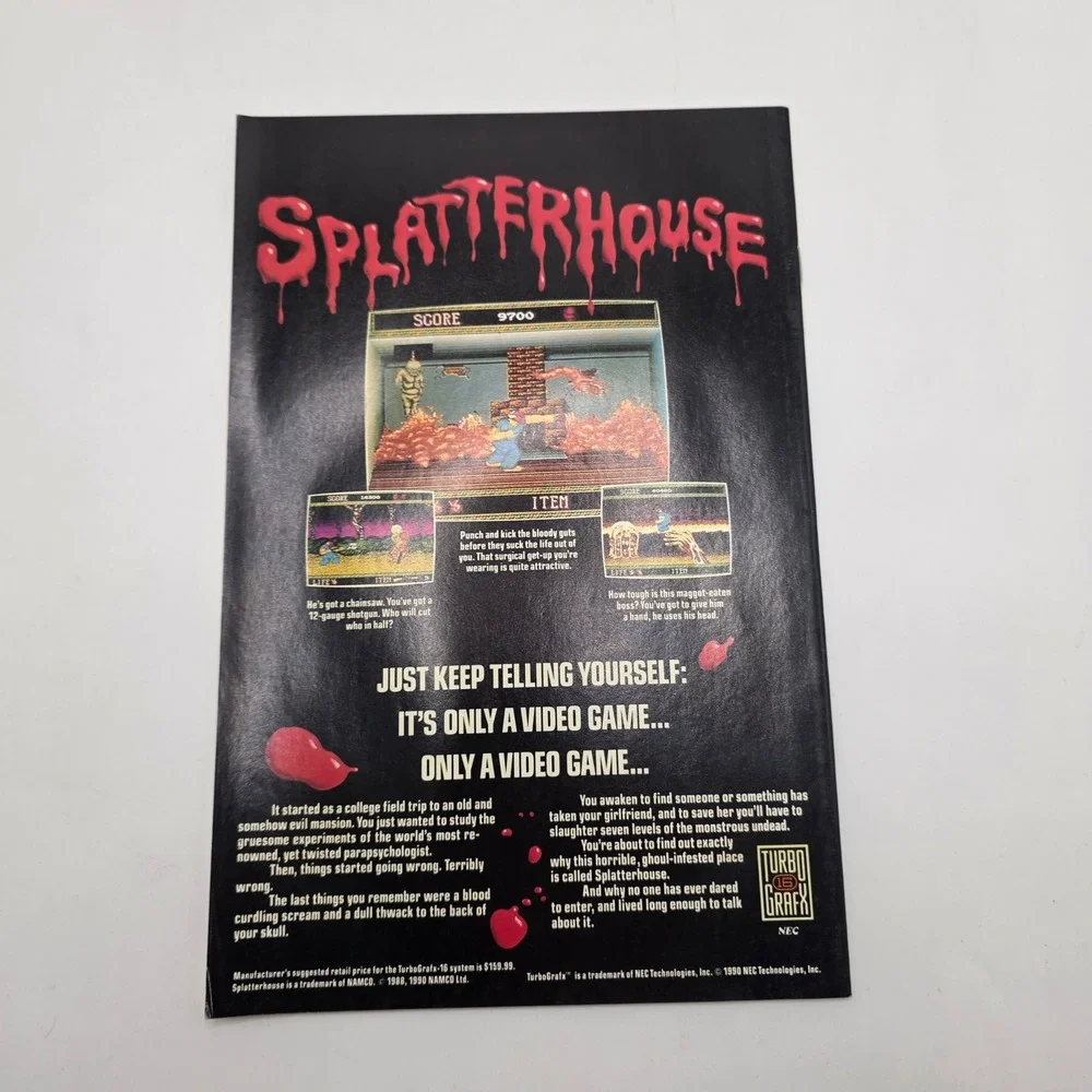 DC Justice League America 46 Glory Bound Guy Gardner Splatterhouse Ad 1991 Comic